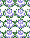 Victorian Floral Vine Pattern Rug