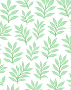 Simple Leaf Pattern Design Rug