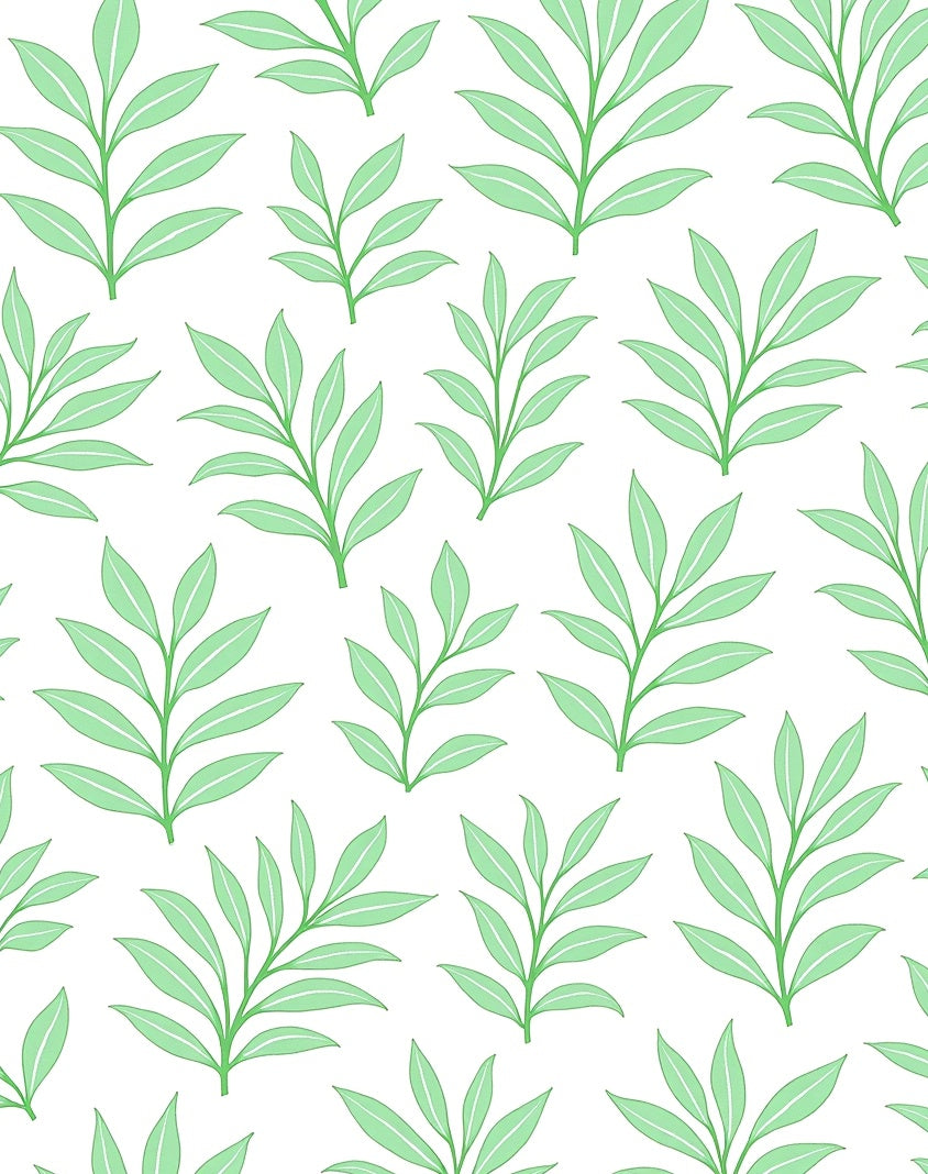 Simple Leaf Pattern Design Rug