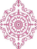 Elaborate Pink Mandala Art Rug
