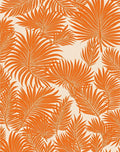 Vibrant Tropical Palm Leaf Pattern Rug