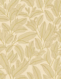 Golden Leaf Pattern Design Rug