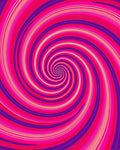 Vibrant Pink Purple Swirl Pattern Rug