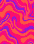 Vibrant Swirl Pattern Rug