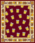 Popcorn Pattern With Decorative Border Rug