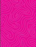 Abstract Swirls Continuous Line Pattern Rug
