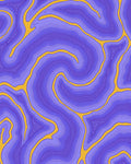 Purple And Gold Agate Pattern Rug