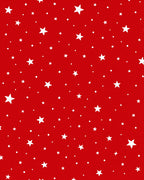 Red Star Pattern Rug