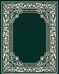 Ornate Ivory Scroll Pattern Rug