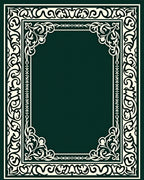 Ornate Ivory Scroll Pattern Rug