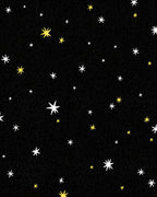 Cosmic Black Starry Night Rug