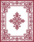 Classic Floral Medallion Border Design Rug