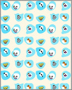 Cute Cartoon Animal Icons Pattern Rug