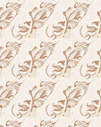 Feathered Swirls And Lines Design Rug