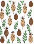 Pinecone Leaf Pattern Design Rug
