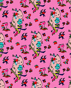 Abstract Figure Floral Cartoon Pattern Rug