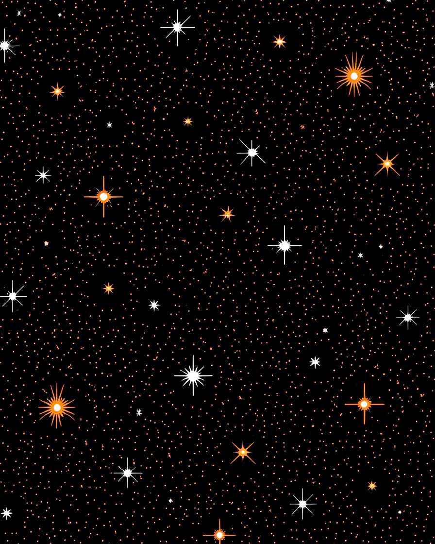 Cosmic Starry Night Inspired Pattern Rug