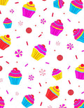 Sweet Cupcake And Candy Pattern Rug