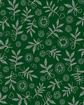 Botanical Nature Sketch Pattern Rug