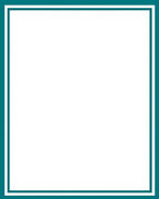 Aqua White Double Border Design Rug
