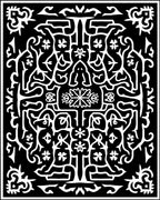 Intricate Floral And Creature Artwork Rug