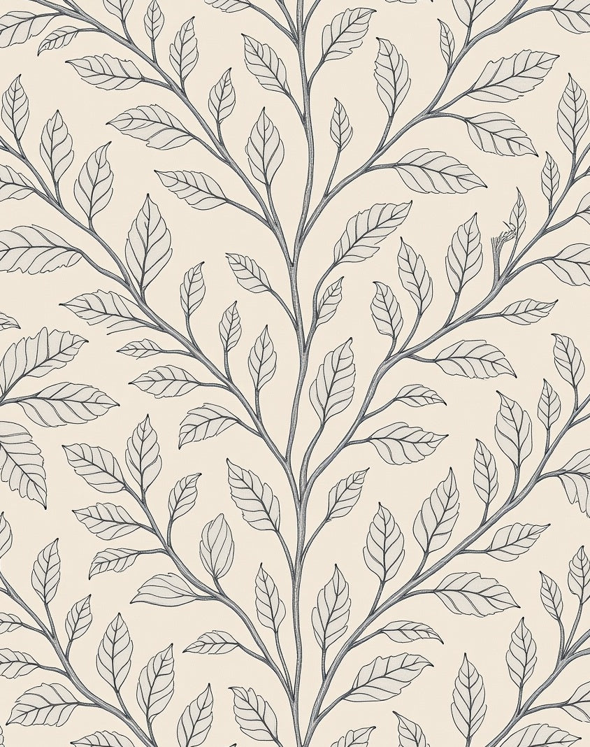 Elegant Botanical Branch Pattern Design Rug