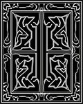 Abstract Geometric Black White Pattern Rug