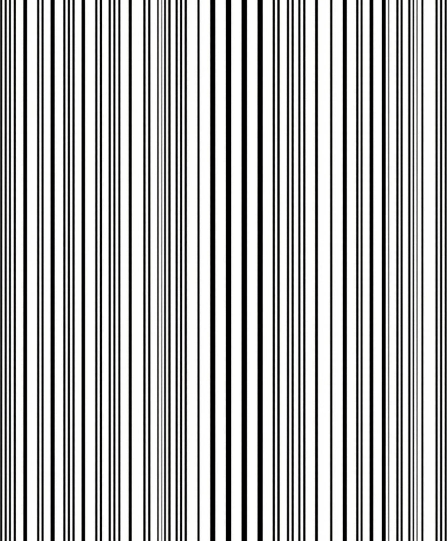Bold Contemporary Vertical Stripe Pattern Rug