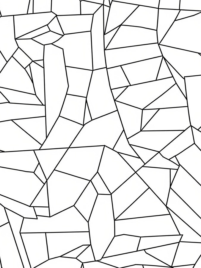 Abstract Geometric Lines Art Design Rug