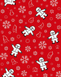 Winter Fun Snowman Snowflake Pattern Rug