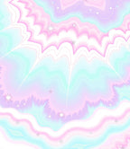 Pastel Swirls Starburst Pattern Rug