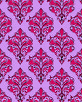 Ornate Floral Damask Pattern Rug