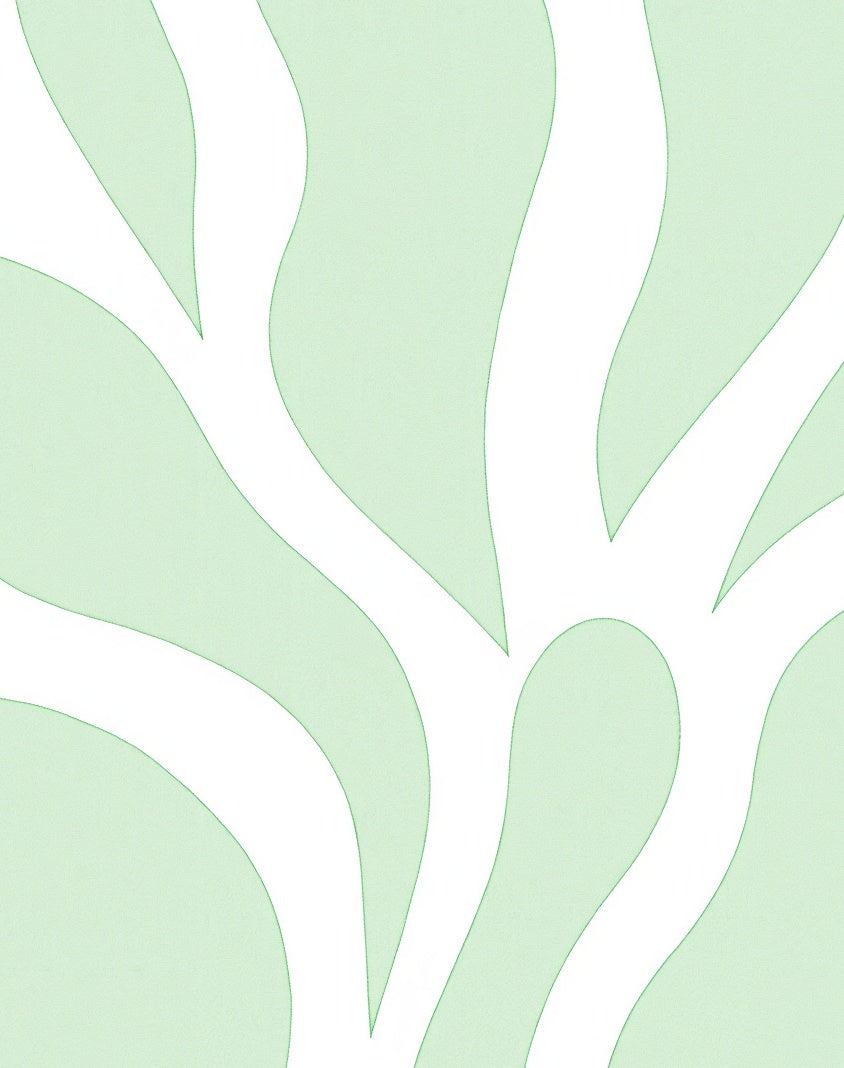 Abstract Organic Flowing Pattern Rug