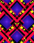 Bold Star Geometric Pattern Rug