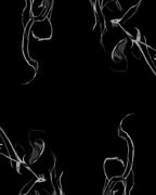 Abstract Sketchy Swirl Design Rug