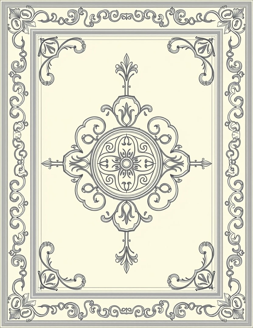 Grand Regal Ornamental Pattern Rug