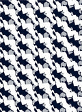 Modern Contour Shape Pattern Rug