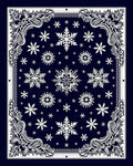 Snowflake Floral Decorative Pattern Rug