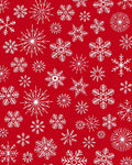 White Snowflake Festive Pattern Rug
