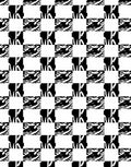 Checkerboard Abstract Graphic Pattern Rug