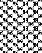 Checkerboard Abstract Graphic Pattern Rug