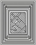 Abstract Linear Geometric Layered Rug