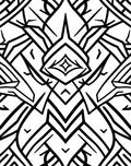 Bold Geometric Art Deco Pattern Rug