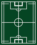 Grassy Field Geometric Pattern Rug