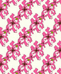Bold Pink Floral Pattern Rug