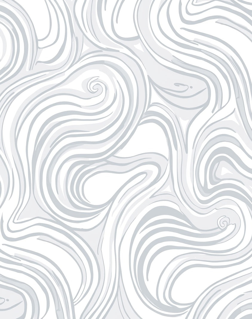 Abstract Swirl Lines Design Rug