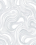 Abstract Swirl Lines Design Rug