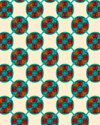 Ornate Circle Pattern Rug