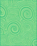 Vibrant Swirls Wavy Lines Design Rug