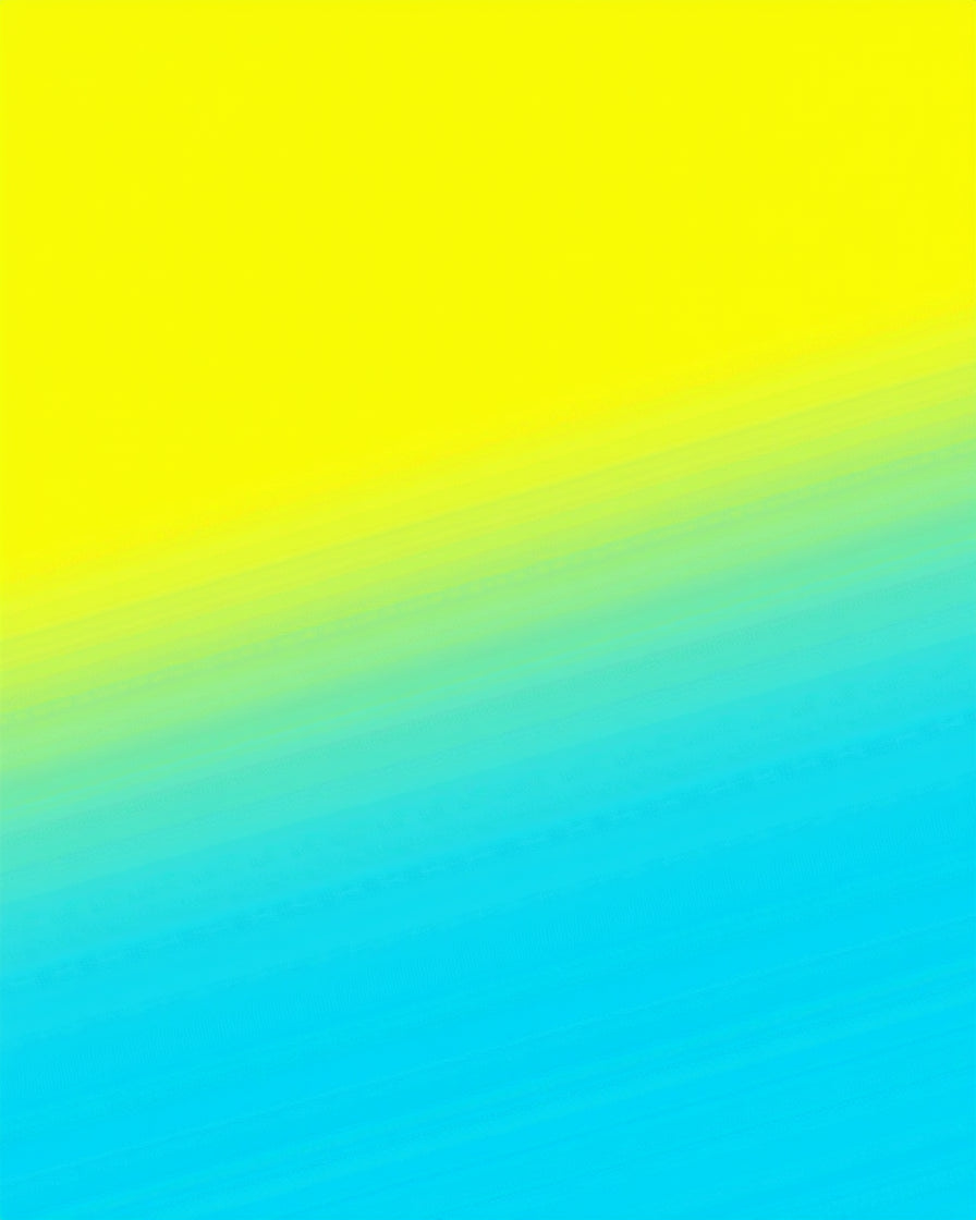 Gradient Yellow Blue Abstract Lines Rug